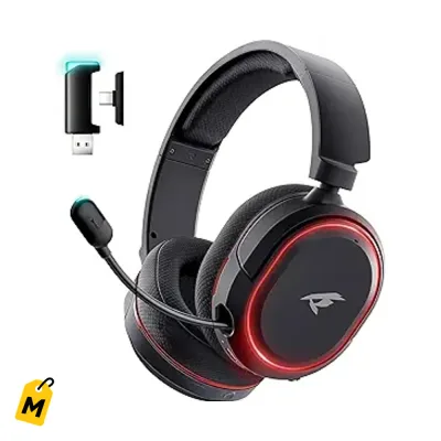Audifonos Gaming Inalambricos PC PS5 PS4 Mac Switch Sonido 7.1 100 Horas