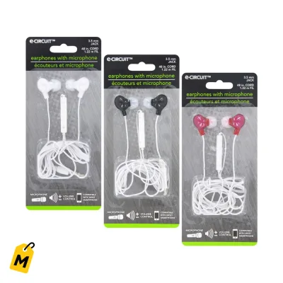 Audifonos Metalicos E-Circuit con Microfono Integrado