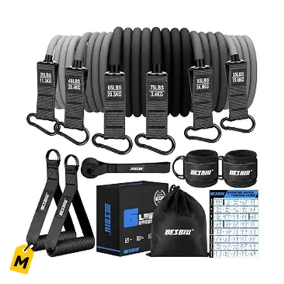 Bandas de Resistencia Pesada 300-420lb para Entrenar en Casa y Ponerte Duro