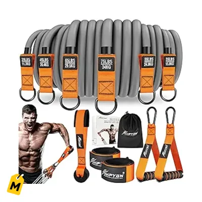 Bandas HPYGN pa Ejercicio Pesao, Hasta 300 LBS, Con Agarraderas