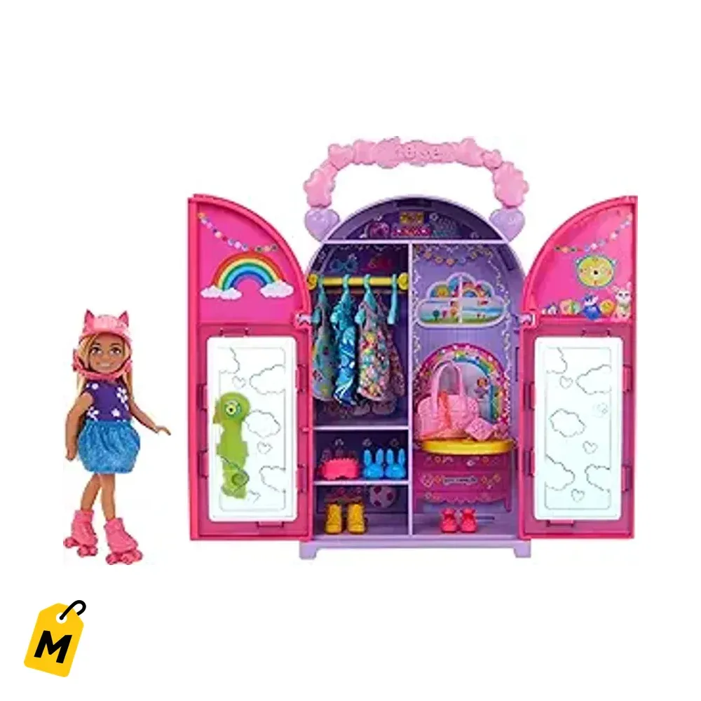 Barbie Chelsea Muneca y Armario de Suenos Plegable - Nuevo 2026