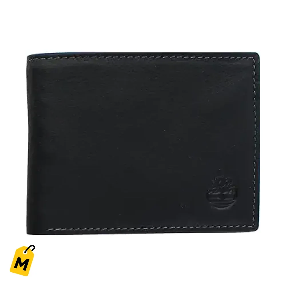 Billetera Timberland de Cuero RFID Doble para Hombres Proteccion y Estilo