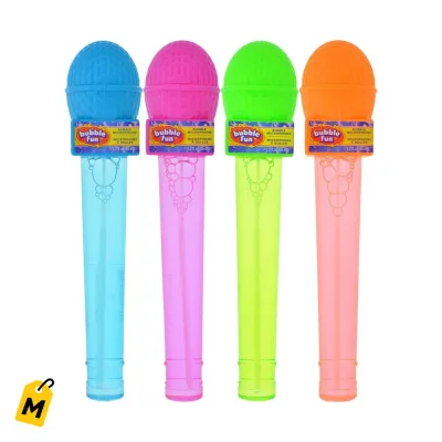Burbujas Microfono con Varita - Pa Cantar y Jugar