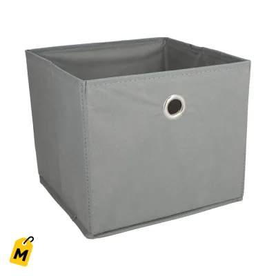 Organiza Tu Closet con Esta Caja Gris con Agarraderas Jevis