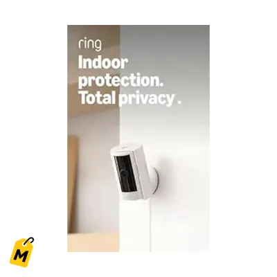 Camara Ring Interior Seguridad HD Blanca Pa Tu Casa o Negocio