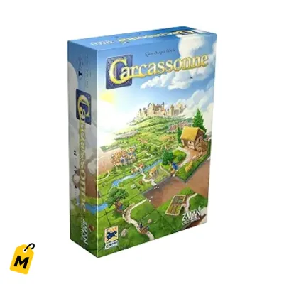 Carcassonne: Juego de Estrategia Pa To La Familia, 2-5 Jugadores, 35 Minutos