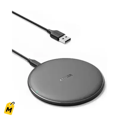 Anker 313 Cargador Inalambrico Rapido 10W Pa Tu Celular y Audifonos