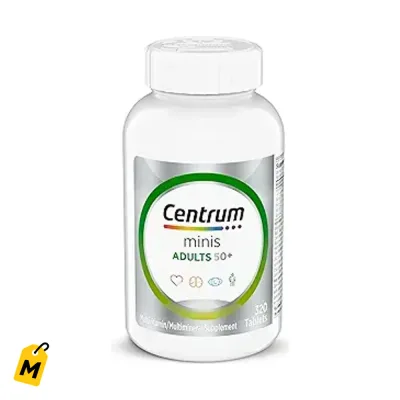 Centrum Minis Silver Multivitamin para Adultos 50 Mas, 320 Tabletas