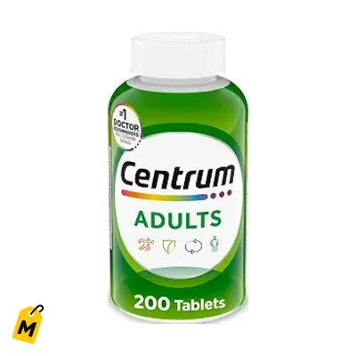 Centrum Multivitaminas Adultos 18+ - 200 Tabletas - Pa que estes alante