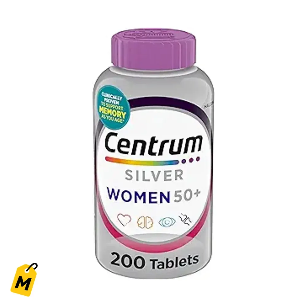 Centrum Silver Mujeres 50+ Refuerza tu Salud y Energia 200 Tabletas