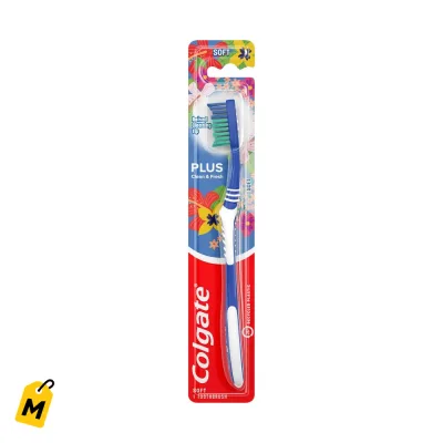 Cepillo Colgate Plus Suave para Dientes y Encias Frescas 1 Unidad