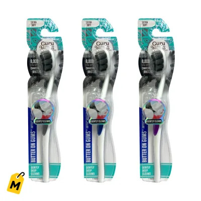 Cepillo Gurunanda Carbon Activado Softex Limpieza y Blanqueamiento