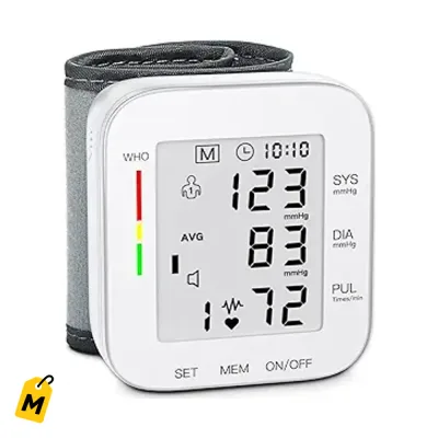 Monitor de Presion MMIZOO de Muneca con Estuche Blanco