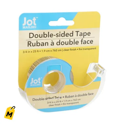 Cinta Doble Cara Jot Transparente 8 Yardas - Pa To Tus Proyectos y Regalos
