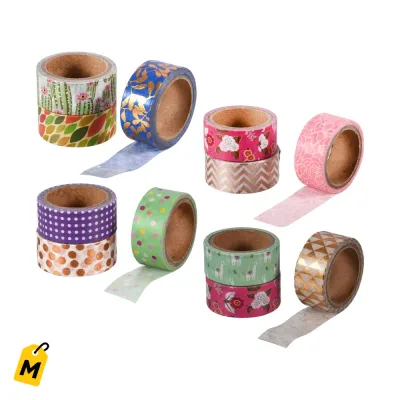 Cintas Washi Decorativas Jot, Paquete de 3 Rollos