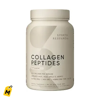 Colageno Peptidos Sports Research 2lb Sin Sabor - Proteina Pura y Efectiva