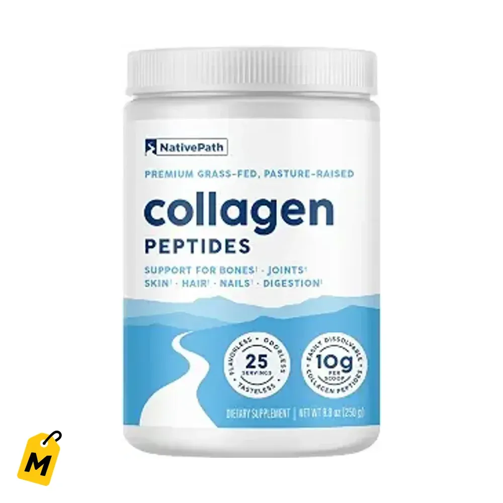 Colageno NativePath Piel Pelo Unas - Hidrolizado Tipo 1 y 3 - 25 Servicios