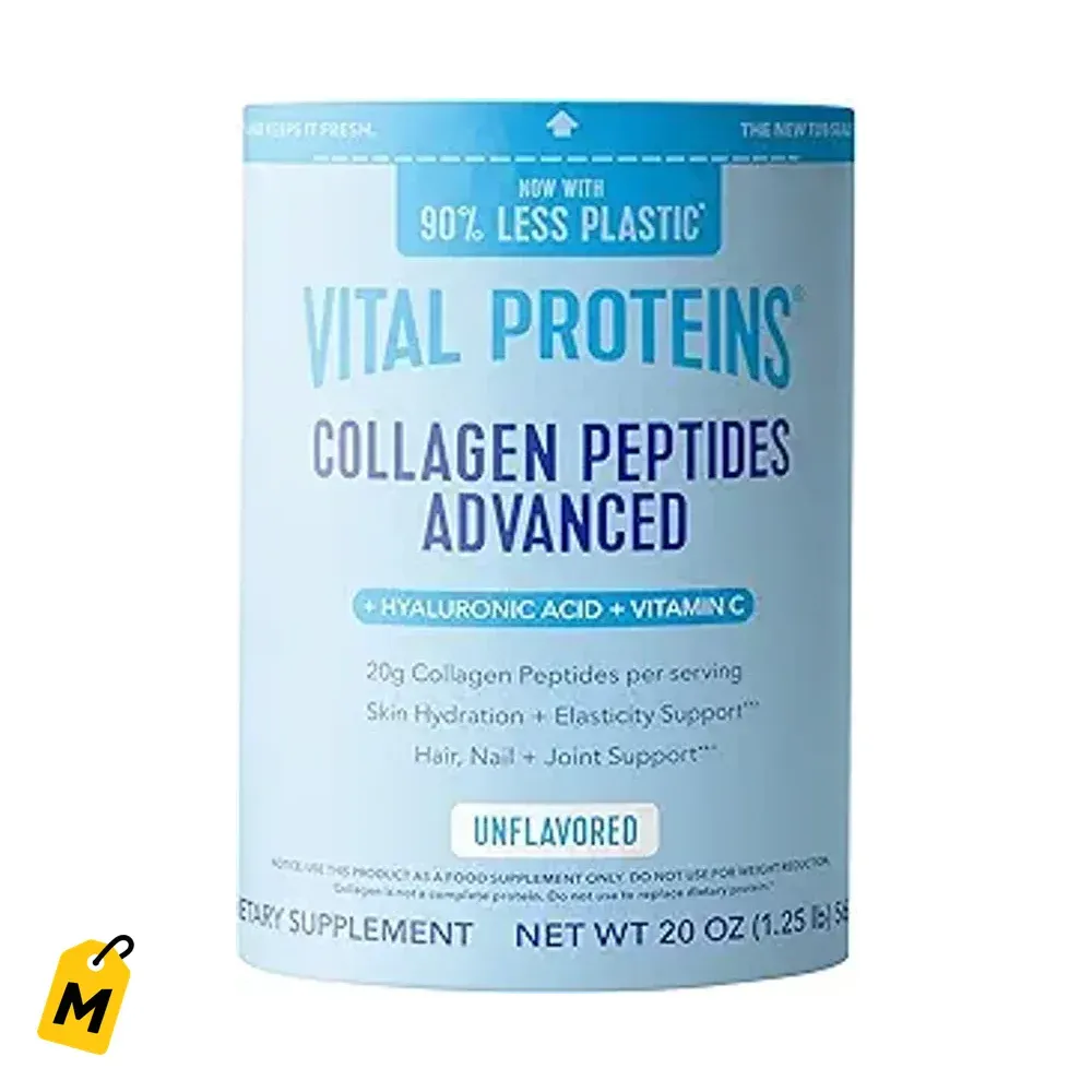 Polvo Colageno Vital Proteins Avanzado Sin Sabor 20oz
