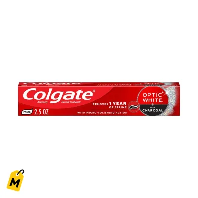Colgate Optic White Carbon Activao Tamano Viaje - Sonrisa Mas Blanca
