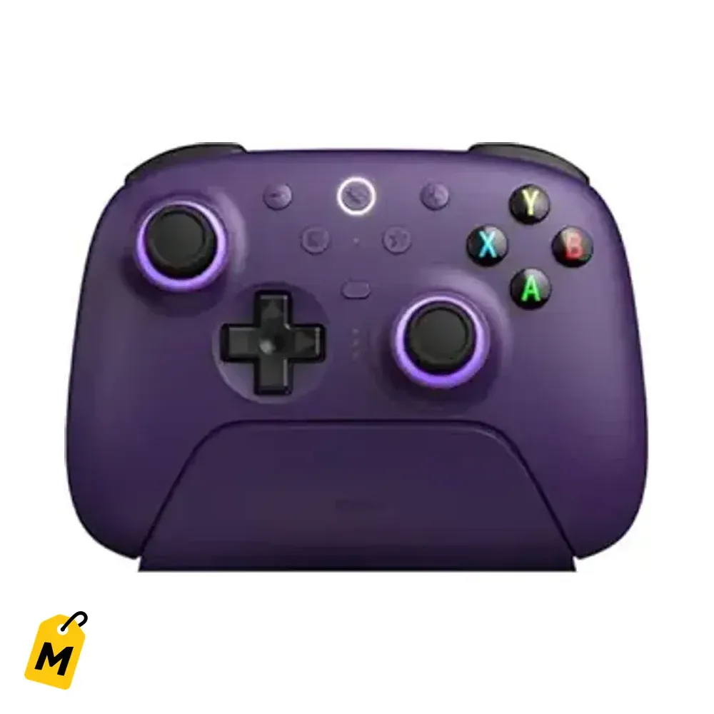 Control 8Bitdo Ultimate 2 Inalambrico Morado pa PC Apple Steam Android