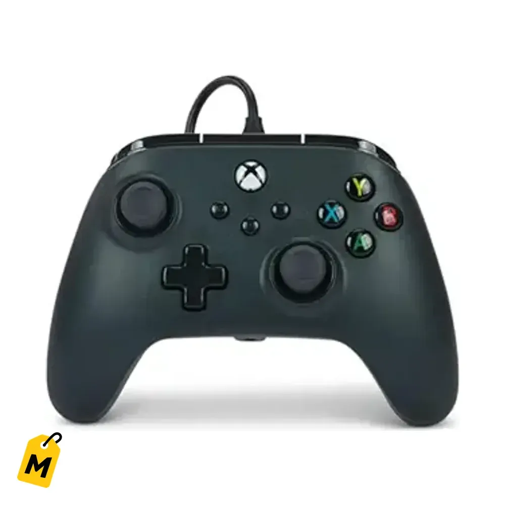 Control PowerA Negro pa Xbox Series X S y One - Cableao, Juega con Flow