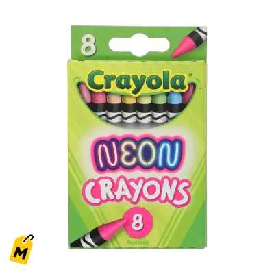 Crayola Crayones Neon 8 Colores Pa Que Tus Dibujos Cojan Vida