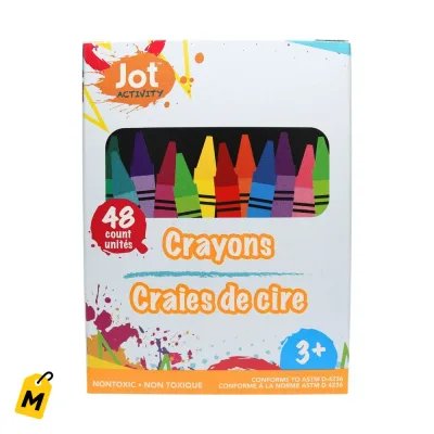 Crayolas 48 Colores con Sacapuntas Integrado pa tus Obras de Arte