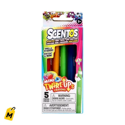 Crayolas Scentos Mini de Olor, 5 Pzas