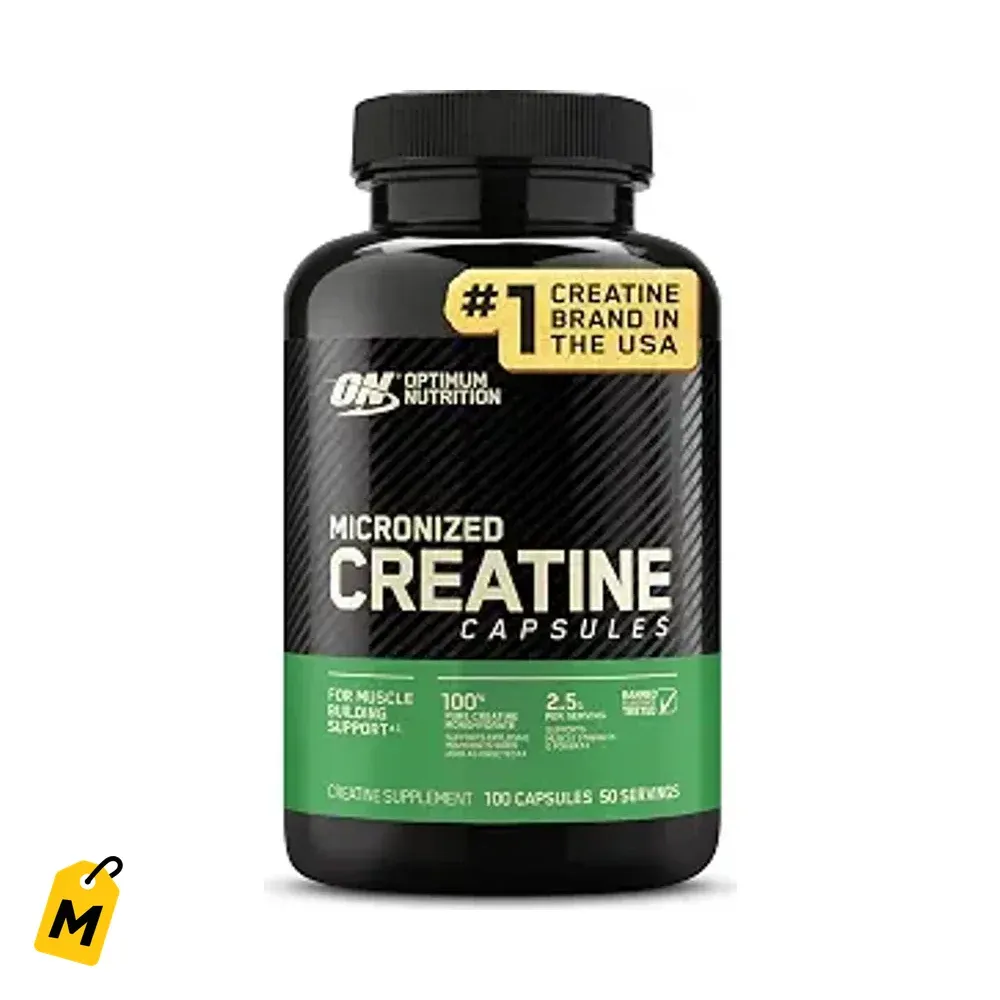 Creatina ON Capsulas - Fuerza, Recuperacion y Musculos Fuertes - 100 Capsulas