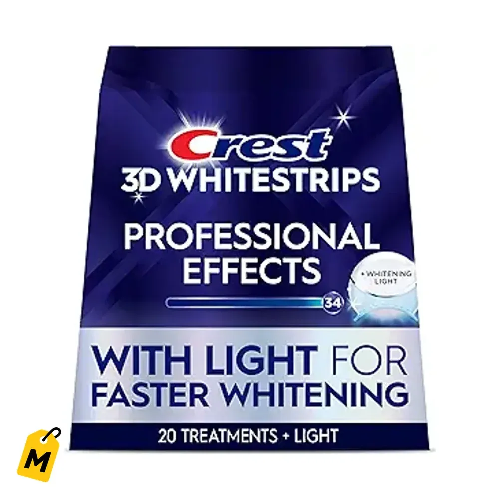 Crest 3D Whitestrips Efectos Pro + Luz LED - Dientes Blancos en Casa