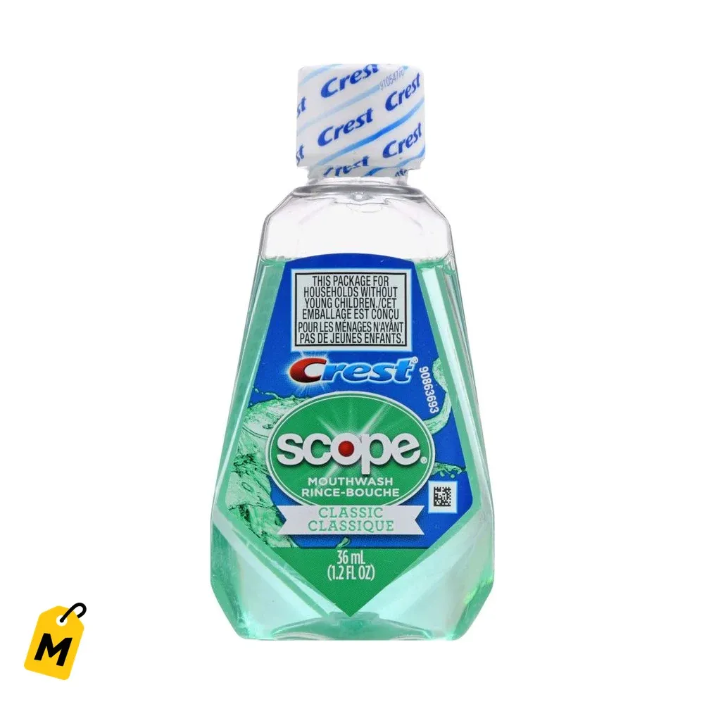 Crest Scope Menta Clasica Enjuague Bucal Tamano Viaje Pa Frescura Total