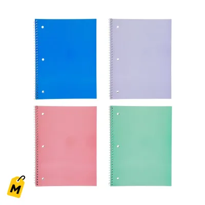 Cuadernos Jot Espirales con Brillo - 60 Paginas