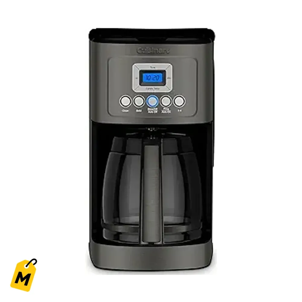 Cuisinart Cafetera 14 Tazas Programable PerfecTemp Jarra de Cristal Negro