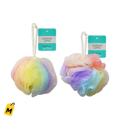 Esponja Loofah Spa April Multicolor para un jabonazo de lujo