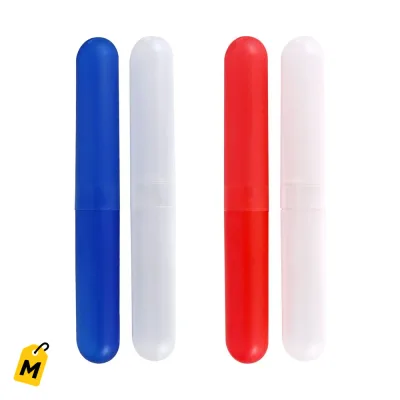 Estuches Plasticos para Cepillos de Viaje, Pack de 2 Unidades