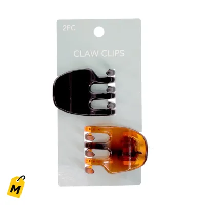 Ganchos de Pelo Plastico para un Estilo Firme y Chulo - Paquete de 2