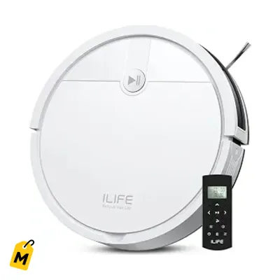 ILIFE V2 Robot Aspiradora Inteligente: Limpieza Facil y Sin Enredos para Tu Hogar