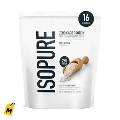 Isopure Proteina Cero Carbo Sin Sabor 1 LB - Pa Mantenerte Fit