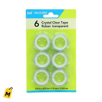 Jot Cinta Transparente Clara - 6 Rollos - Pa Tu Dispenser