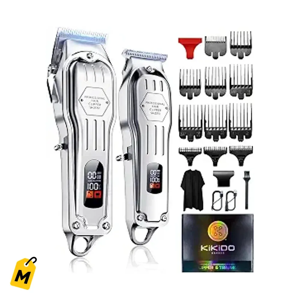 KIKIDO Maquina Pelo Inalambrica Pro Kit Completo Hombre y Familia