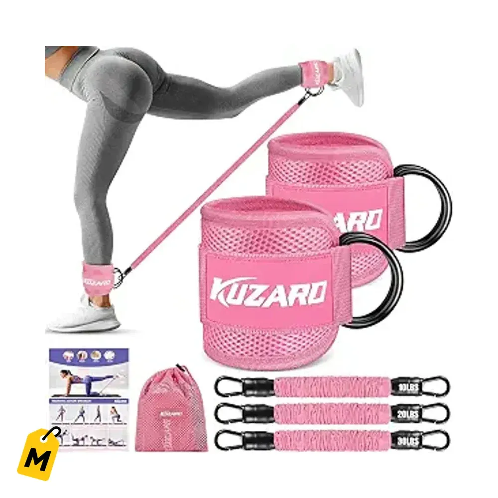 KUZARO Bandas de Resistencia para Tobillos - Piernas y Pompis de Pelicula