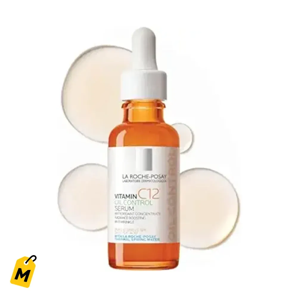 La Roche-Posay Vitamina C Suero Facial 12% con Acido Hialuronico y Salicilico