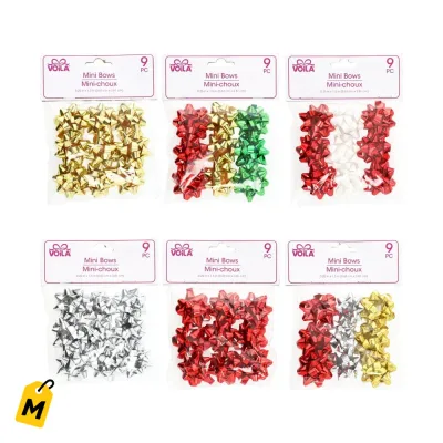 Lacitos Voila Mini para Regalos - 9 Unidades - Dale el Toque Final