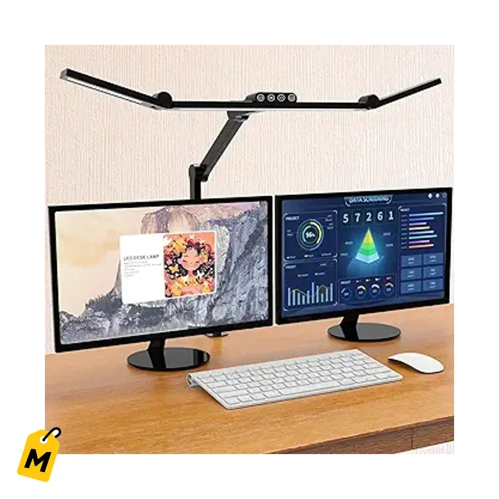 Lampara LED Micomlan Con Pinza Pa Escritorio Luz Potente Y Ambiente Ajustable