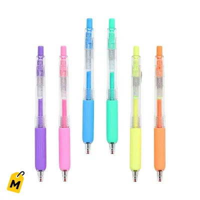 Lapicero Gel Acrilico Inc. Paq de 2 Colores Surtidos