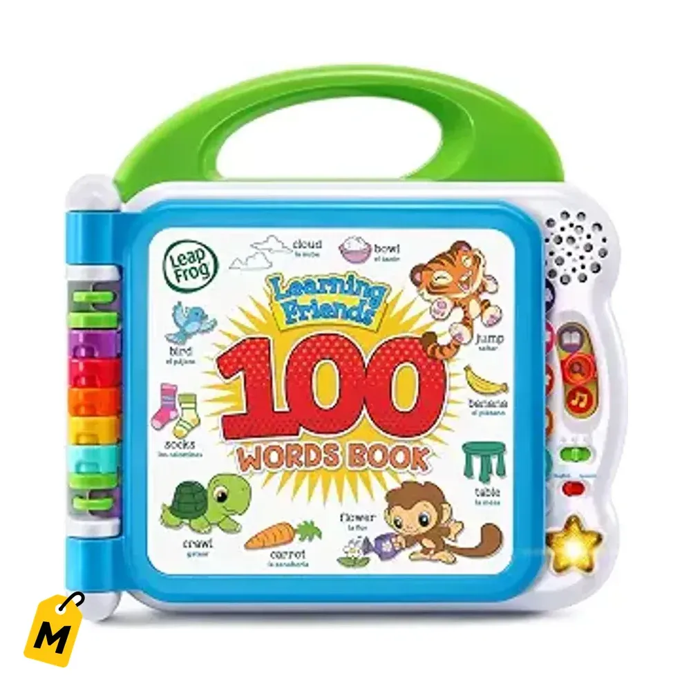 LeapFrog 100 Palabras: Libro Bilingue pa que los Ninos Aprendan