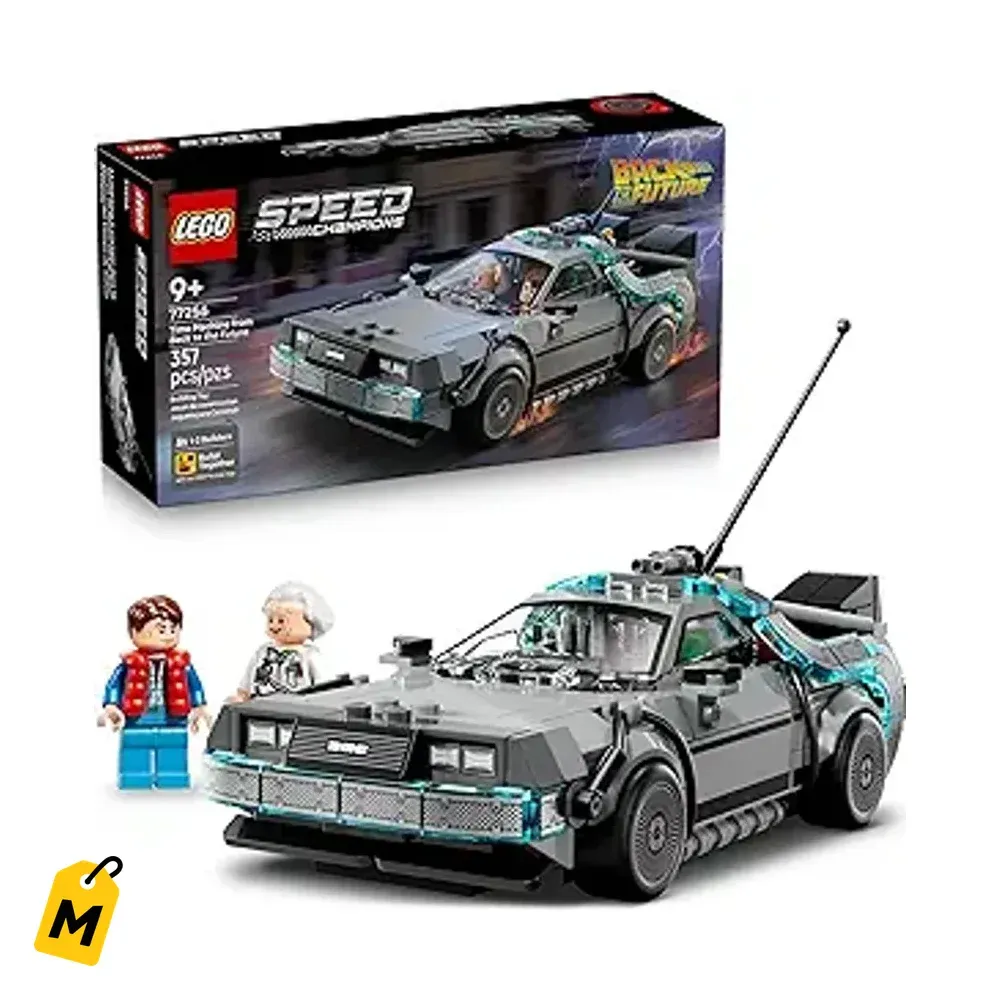 LEGO DeLorean Volver al Futuro: Arma la Maquina del Tiempo y Viaja con Marty y Doc