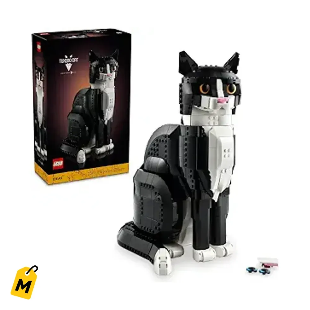 LEGO Gato de Esmoquin pa adultos - Decora tu casa con este kit DIY - Regalo jevi