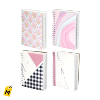 Libreta Espiral Gordita Jot 5.5x4 pulg 180 Hojas Pa Tus Notas