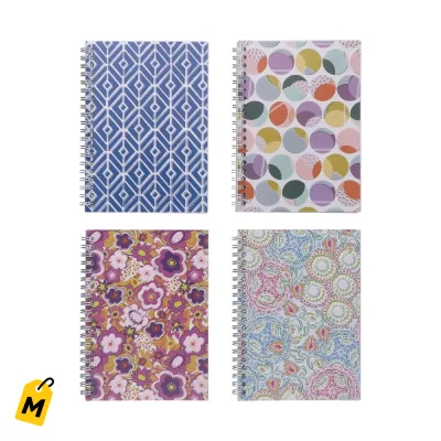 Libretas Espiral de Moda 5x7 pulgadas pa tus notas y creatividad